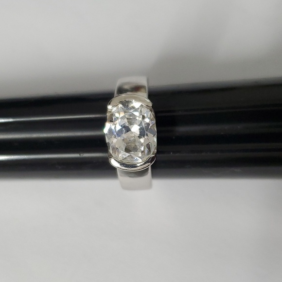 2 Cttw Sterling Silver 925 Solitaire Ring - Picture 9 of 10